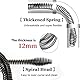 BOLEIFYX Rohrreinigungsspirale 5M ø12MM, Abflussreiniger Spirale Abfluss Rohrreinigung mit Elektrischen/Manuellen Adaptern, 6 Abflussreiniger Schneidkopf, Abflussspirale Toiletten Spirale
