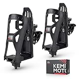 KEMIMOTO ATV Cup Holder, Upgraded Motorcycle Drink Holder Handlebar, Water Bottle Holder Mount with 0.6”-1.56” Metal Clamp for Scooter Bike Boat Stroller Wheelchair Golf Push Cart Tractor