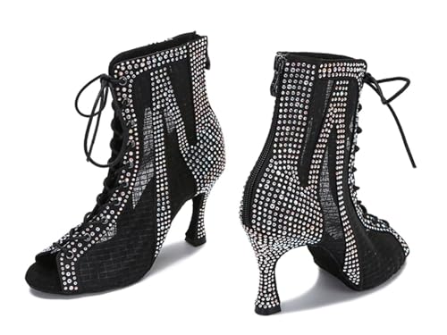 Chaussures à talons ouverts pour spectacles et soirées de danse - 4