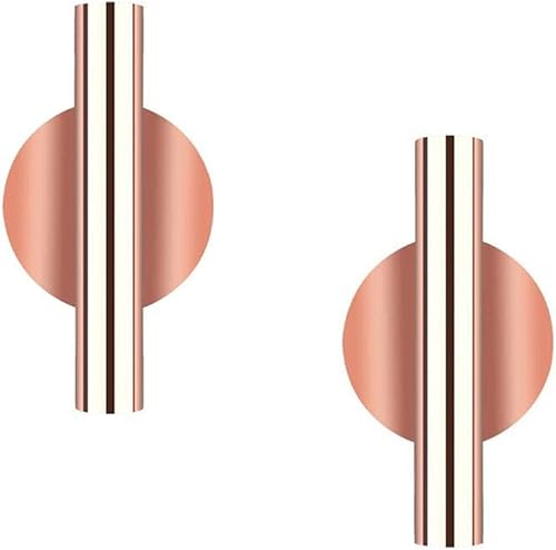 2 piezas de decoración de pared dorada, jarrón de pared de plantas, soporte de decoración de tubo de metal utilizado para mostrar flores secas,