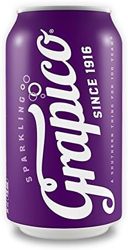 Grapico Sparkling Grape Soda - 12 oz cans - 12 pack