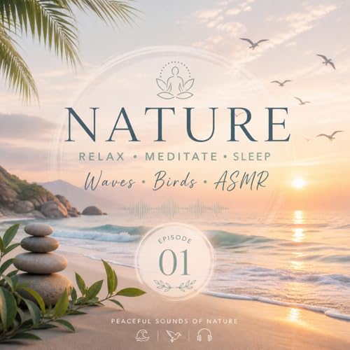 45 Min Ocean Waves & Birds 🌙 Deep Sleep Nature Sounds