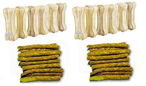 MUNCHOS Dog 120gm Chicken Munchies with 3inch X 6Pcs Rawhide Bone Treat (Pack of 2) (B07KJFTLXN) Amazon Price History, Amazon Price Tracker