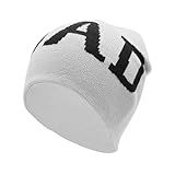 Partuto Fahrradmütze Warm Bequem Und Atmungsaktiv Hartschalenunterzieher DAD Acryl Weiß 20x21cm 1...