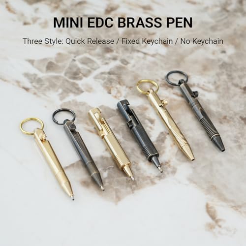 Stylo bille compact en métal de voyage pour notes rapides sur porte-clés - 2