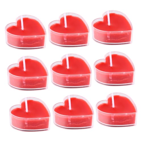 Bougies parfumées cœur coffret PVC élégant à offrir pour invités de mariage