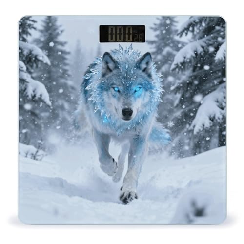 Báscula Digital Ice Wolf Blizzard para Baño de 400 lb miniatura 1