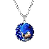 Hicus Blue Necklace Gifts Pendant Presents for Girls Boys (One Size, Style D)