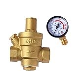 BESTonZON Válvula Reductora De Presión De Agua De Grifo Doméstica De Latón Centavos Regulador Reductor De Presión De Agua Para Uso Casa