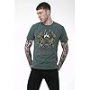 Amplified Queen Coral Crest Mens T-Shirt, Charcoal, L #2