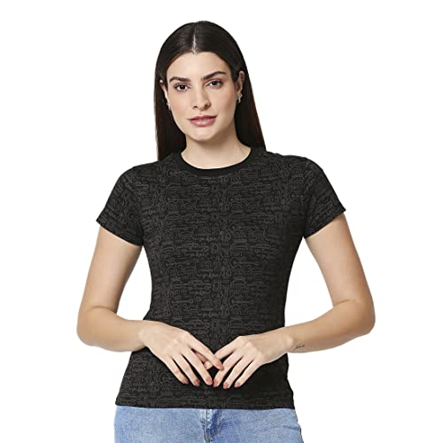 Image of Bewakoof Half Sleeve Plain Rib T-Shirt