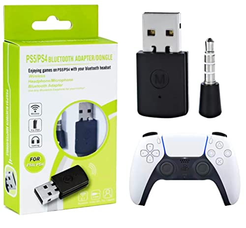 USB Adapter Bluetooth-Compatible Transmitter for PS5 Playstation 5 Bluetooth4.0 Headsets Receiver PS4 Headphone Dongle Gaming