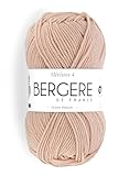 Bergère de France - MÉRINOS 4 - Pelote de laine à tricoter et au crochet (45g) - 100% Laine mérinos - 4 mm - Fabriqué en France - Idéal pour la famille - SOIE