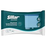 Sillar Kompletny zestaw do pielęgnacji ekspresów do kawy Philips, Saeco (3x filtr AquaClean, kompatybilny z CA6903, odkamieniacz 500 ml, 20 x 2 g tabletki czyszczące, szczotka do czyszczenia)