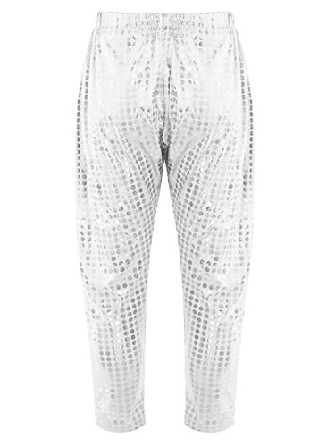 CHICTRY Kids Boys Girls Shiny Sequins Hip Hop Jazz Dance Pant Sweatpants Performance Trouser Harem Pants2
