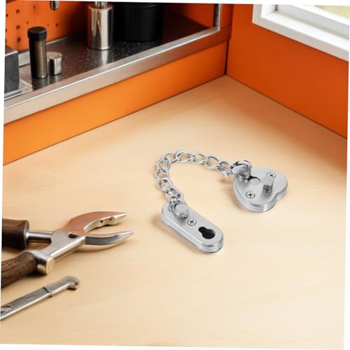 Cadena de seguridad de acero inoxidable con cierre resistente y diseño ajustable 8