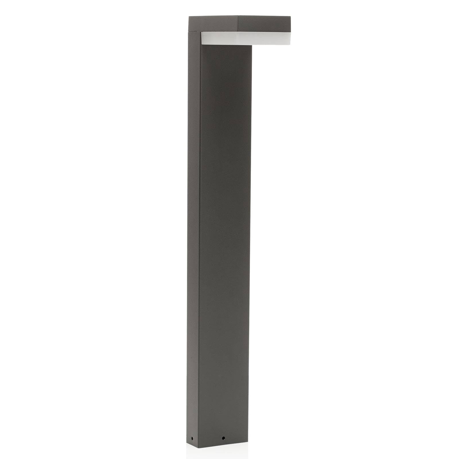 Lindby LED Outdoor Lights Dionys (Modern) in Black Made of Stainless Steel (1 Light Source,) from Garden, Path Bollard lamp Pillar