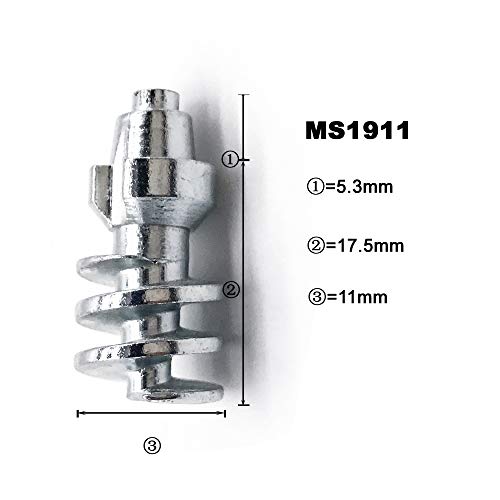 Image of Carbide Tires Studs, Marrkey 22.8mm Spikes for Tires-Security Anti-Skid Car Wheel Snow Tire Chains Studs for ATV SUV Motorcycle Loaders Tractors MS1911 (100)