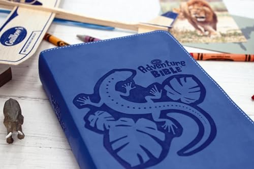 Image of NKJV, Adventure Bible, Leathersoft, Blue, Full Color