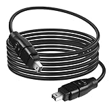 FUSIONWIS FireWire Cable 4 Pin to 4 Pin iLink DV Cable Firewire 400 IEEE 1394 Cord High-Speed DV Cable for Industrial Automation and Pro AV Devices（1.8M/5.9FT
