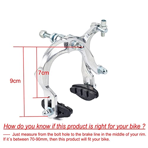 JZK 1 Pair U Shape Bike Brake for Mountain Bike And MTB BMX Brake Clamps, Road Bike Brakes - Image 3