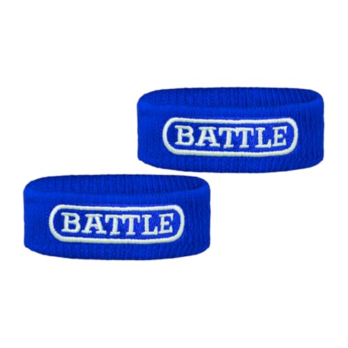 Image of Battle Football Armbands - High-Performance Bands for Football Athletes - Includes 2 Bicep Bands - Ultra-Soft Material to Wick Away Sweat and Keep Hands Dry and Comfortable - Machine Washable