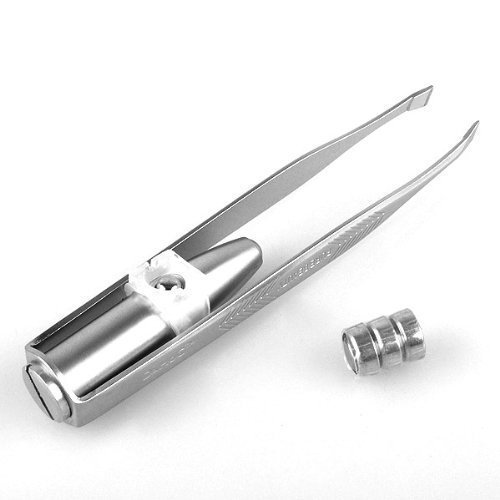 BestDealUSA Make Up LED Light Eyelash Eyebrow Hair Removal Tweezer