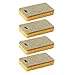 Angoily 4Pcs Piatto Spugne Per La Pulizia Dual- Sided Macchia Spugna Per Lavare I Piatti Scrubber Piatto Pulito Spazzola Paglietta Da Cucina Strumenti di Pulizia per I Piatti Pentole