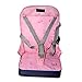 LYYAN Sedile Booster Alzasedia Sedia Pieghevole Portatile Rialzo da Viaggio Rialzo da Sedia per Bambini Seggiolino da Booster Cuscino (Color : Pink)
