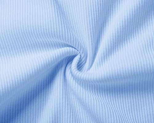 Afibi Women Ribbed Long Sleeve Crew Neck Slim Fit Stretchy Basic T Shirts Tops4