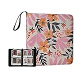 240 Pockets Portable Binder Photo Album Book For i-Type Square Polaroid Photos and Instax Wide Film Pictures (Exotic Floral)