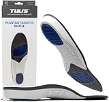 Tuli's Plantar Fasciitis Insole – Soletta Ortopedica per Fascite Plantare, Supporto dell'Arco, Ammortizzazione degli Urti e Correzione della Camminata, Uomo/Donna, 1 Paio, Piccolo