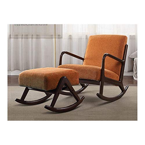 Pig Middle I Relax Rocking Lounge，Solid Wood Lazy Lounge Chair Living Room Home Adult Nap Balcony Easy Chair Y-29