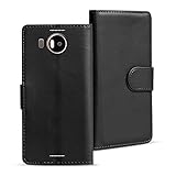 tasche für lumia 950 VIELSEITIG UND DURCHDACHT: Die Handytasche bietet eine clevere Haltefunktion. Stelle Dein Mobiltelefon einfach seitlich auf, um z.B. Bilder, Musik und Videos abzuspielen.