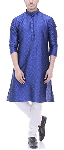 Pijama Kurta de seda Art para hombre Tag 7 ideal para bodas y festivales