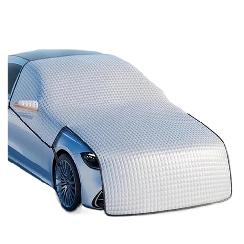 Pare-brise propre au réveil avec la couverture de neige auto imperméable