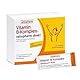Vitamin B-Komplex-ratiopharm direkt: Alle 8 B-Vitamine auch für Vegetarier. Direktpulver mit Pfirsichgeschmack ohne tierische Inhaltsstoffe bei Mehrbedarf an B-Vitaminen, 20 Beutel
