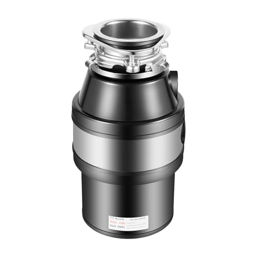 JJsdwin - JJsdwin 1.2L Küchenabfallzerkleinerer, Küchenabfallentsorger, Müllzerkleinerer Spüle für Küche, Speisereste Müllschredder, Haushaltsmüllentsorger Müllentsorgung Lebensmittelabfälle, 560W