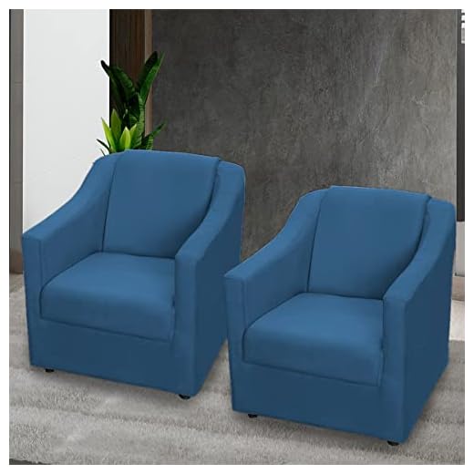 Kit 2 Poltronas Para Sala Decorativas Cadeiras Reforçadas Para Recepção Consultório Escritório Pé Cromado - Clique E Decore (Azul-marinho)