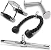 Yes4All Combo Double D Handle Cable Attachment, Tricep Rope/Tricep Pull Down Rope, Rotating Straight Bar, and V-Shaped Bar Handle