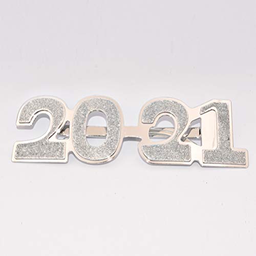 Amosfun Glitter 2021 Armações de Ã“culos Ã“culos de Festa de Véspera de Ano Novo Ã“culos Engraçados