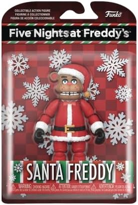Miniatura 9 de Funko Figura de acción El paquete de vacaciones de FNAF Friday Night at Freddy's incluye Snow Chica, Elf Bonnie, Gingerbread Foxy, Santa Freddy