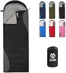 Elevon Sleeping Bag for Adults Teens Kids Cold Warm Weather, Portable Waterproof & Lightweight, Compact with Compression Sack, for 3-4 Seasons Camping, Backpacking, Hiking, Travel, Indoors Outdoors