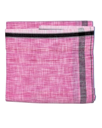 Image of Self Design Lungi & Dhoti for Men (Unstitched)| Lungi for Mens Cotton Blend | 2 Meter | Soft, Lightweight & Breathable Fabric | Ethnic Wear for Daily Use