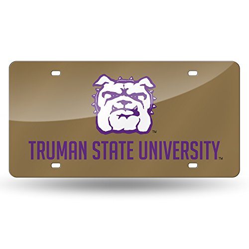Rico Industries NCAA Truman State Bulldogs Laser Inlaid Metal License Plate Tag
