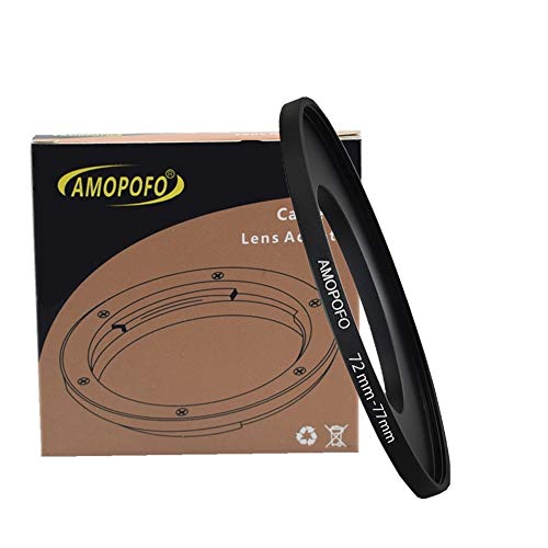 Image of 72mm to 77mm Step-Up Ring Filter adapter /72mm to 77mm Camera Filter Ring for 77mm UV,ND,CPL,Metal Step Up Ring