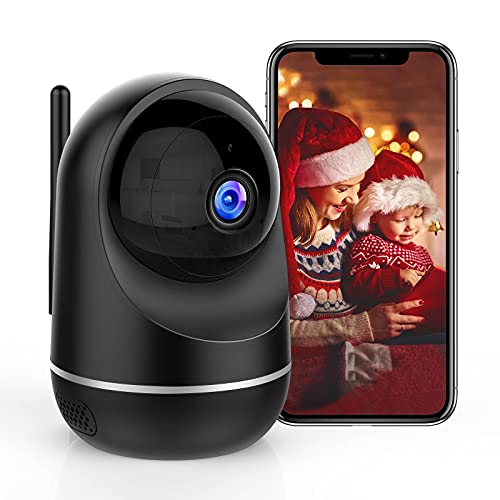 [5G WiFi Camera] Pet Camera, Dual Band 2.4Ghz 5Ghz WiFi Security Camera, 2-Way Audio, Motion Detection and Night Vision, Remote Control via App IPC360 Home