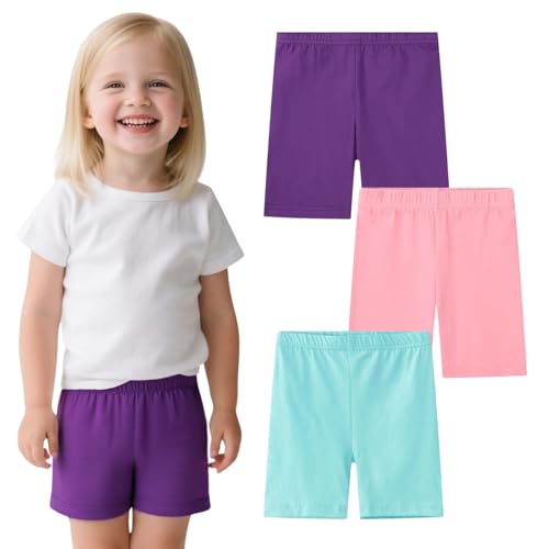 HILEELANG Conjunto de 2 peças de short de moletom infantil casual de algodão com cordão ajustável de