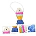 Ipetboom 3pcs Interactive Cat Toys Sisal Hemp Grinding Claw Toy Pet Cat Supplies Climbing Scratcher Random Color