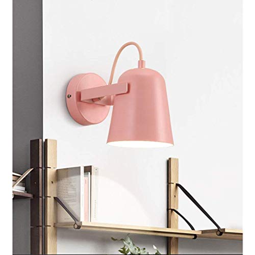 Lampe murale LED rose decoration nuit pour couloir et escalier
